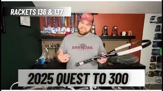 2025 Quest 300: Rackets 136 & 137 | Prince Triple Threat Bandit 95 | Prince Syngut w/duraflex
