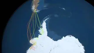 Operation Ice Bridge Flight Paths