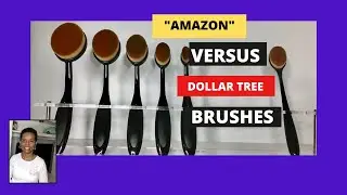 Great Dollar Tree Craft Haul ⭐Amazon Versus Dollar Tree Blending Brushes ⭐