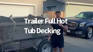 Before & After Mr Phares Before & After Hot Tub Demo & Cleanup