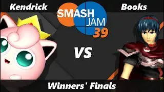 SJ39 - Kendrick (Jigglypuff) Vs Books (Marth) - Winners' Finals: Melee Singles