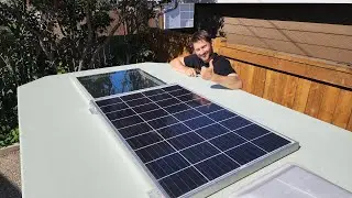 Tour of my Custom Built Mining / Camping Trailer and Re-Painting the Roof.