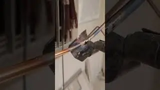 AC COPPER PIPE JOINED 🔥#airconditioner #airconditioning #electrical #foryou #shorts
