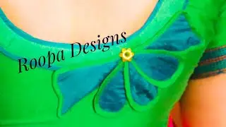 beautiful patchwork blouse design/cutting stitching/ಮಾಡೆಲ್ ಬ್ಲೌಸ್ ಡಿಸೈನ್.