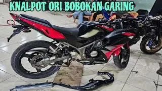 BOBOK KNALPOT NINJA 2 TAK SUARA GARING NGECRING GEMERINCING BY SKR RACING EXHAUST