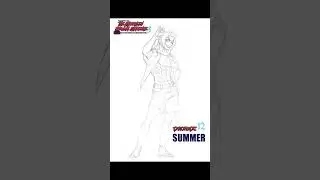 HALLOWEEN SURVIVAL CHALLENGE 3 - 12 SUMMER #inktober #artober #sketch  #oc #artchallenge
