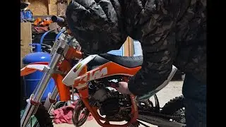Новый верхний блок | Карбюратор | Комплект статора Tusk | Первый запуск | KTM 50SX 2021 года