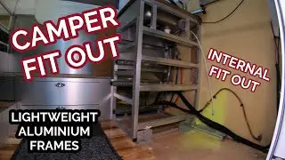 SLIDE ON CAMPER BUILD LIGHTWEIGHT ALUMINIUM FRAMES INTERNAL FIT OUT ON MY OFF ROAD CAMPER
