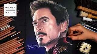 Drawing Marvel Avengers: Endgame_Ironman(Robert Downey Jr) [Drawing Hands]