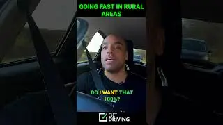 Why you shouldn't go fast on rural roads | #driving #drivingtips #drivinglessons #shorts