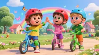 🚴&zwj;♂️ Ride Safely! Fun Bike Safety Song for Kids | Toddler Bike Adventure