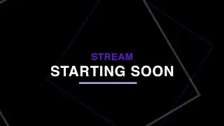 FREE Stream Starting Soon Screen // NO COPYRIGHT