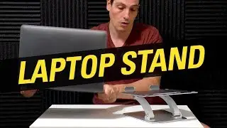🇺🇸 NULAXY ADJUSTABLE LAPTOP STAND REVIEW... Foldable Stand for notebook