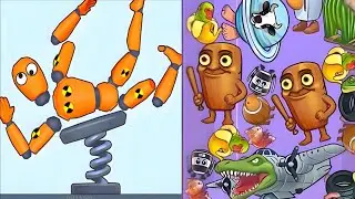 🏂🏂Dancing Dummy VS Merge Challenge- Satisfying ASMR Gameplay Showdown on Android & iOS #gaming #ios 