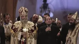 Egypt: President El-Sisi joins Coptic Orthodox Christians at Christmas Eve mass