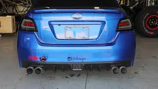 Sound Clip: WRX Quad Tip Exhuast - 6 Inch Resonator
