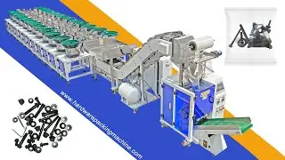 High-precision Hardware Parts Counting Packing Machine With 24 Vibration Feeders
