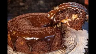 BOLO DE CHOCOLATE QUE J&Aacute; SAI RECHEADO DO FORNO - MISTURA TUDO E T&Aacute; PRONTO! F&Aacute;CIL E DELICIOSO ...