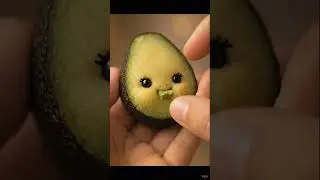 This Avocado Has a Face&hellip; Smooth Vibes 🥑😌