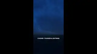 8 Hours of Ocean Storm 🌩️ Thunder & Lightning Sounds for Deep Sleep, Relaxation & Focus