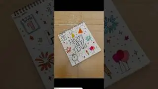 New year coloring pages easy ideas part-5 #newyear #2026 #drawing #art #shorts  #art_by_rupeli