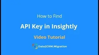 How to Find API Key in Insightly