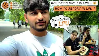 Induction Day 1 in lpu / how to report in lpu 2024 / reporting day in lpu / #lpu #vlog