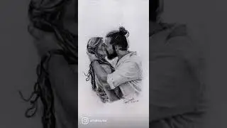 Couple Kissing Drawing&spades; | Realisticartwork | &Delta;RTIST&Delta;SUNAR