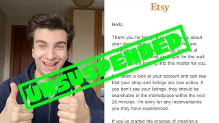 Esty, Printful account suspension