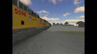 The Grain Stormer! Union Pacific Grain Train With NS Power!
