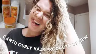 Trying Cantu Curly Hair Products!! (Curly Girl Method Approved)