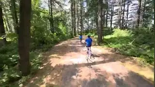 Kids exploring, biking, catching frogs and playing soccer