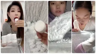 Eating Snow Ice from the Fridge | Relaxing Session