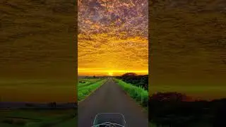 Sunset Ride on a Lonely Road 🌄 | Peaceful Nature Vibes | Outside The Screen