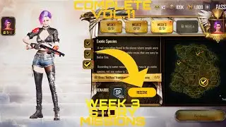 PUBG NEWSTATE VOL.11 WEEK 3 STORY MISSIONS | ALL LOCATIONS