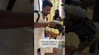 First 2024 hajj Flight at Jeddah airport 🕋#allah #hajj #kabbah #ytshorts #viral #islam #muhammad