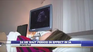 24 hour wait period in effect in Iowa