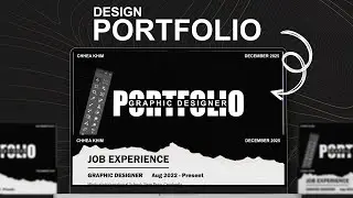 How to create a Graphic Design PORTFOLIO in 2025 | Step by Step Guide 2025!