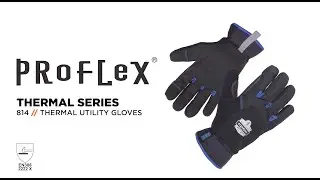 Protect Hands on Cold-Weather Jobs with ProFlex&reg; 814 Thermal Utility Gloves