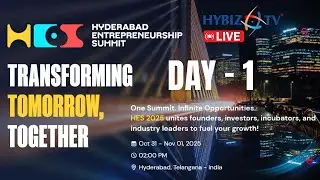 🔴LIVE | Hyderabad Entrepreneurship Summit 2025 | TiE Hyderabad | HITEX Hyderabad