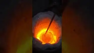 Making Mirror shine Golden Katana#random hands 1 #melting#sandcasting #restoration #diy #viral