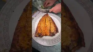 Special fish angara with special masala grilled | street food