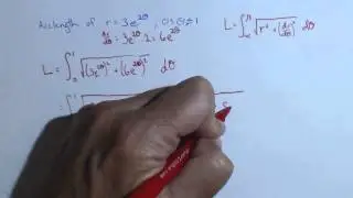 Arc Length of a Polar Curve with a Definite Integral