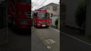 2017年6月7日 横浜市 南区 別所 で火災発生！！火の回りが早い！！