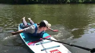 Paddling your SUP prone