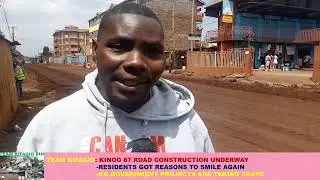 KINOO87 ROAD CONSTRUCTION BY KENYA KWANZA GOVERNMENT RESSUMES.