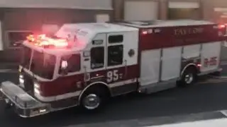 Taylor Fire Department Rescue 95 Responding.