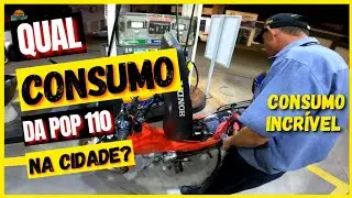 Teste de Consumo da Pop 110i na Cidade | Honda Pop 110i 2018
