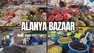 Best Prices for Tourists! | Local Market in Alanya 🇹🇷