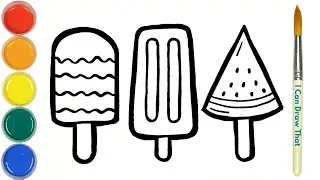 Let&rsquo;s Draw Yummy Popsicles! Easy Drawing for Kids & Toddlers